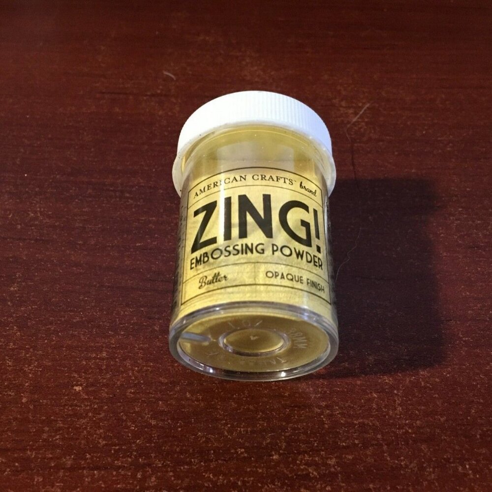 ZING! EMBOSSING POWDER BUTTER 1OZ NEW 27138